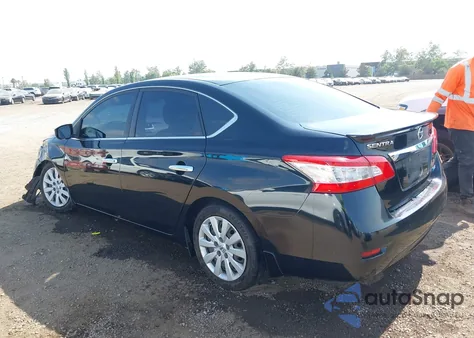 2013 Nissan Sentra Fe+ S from USA, damaged, VIN 3N1AB7APXDL723806